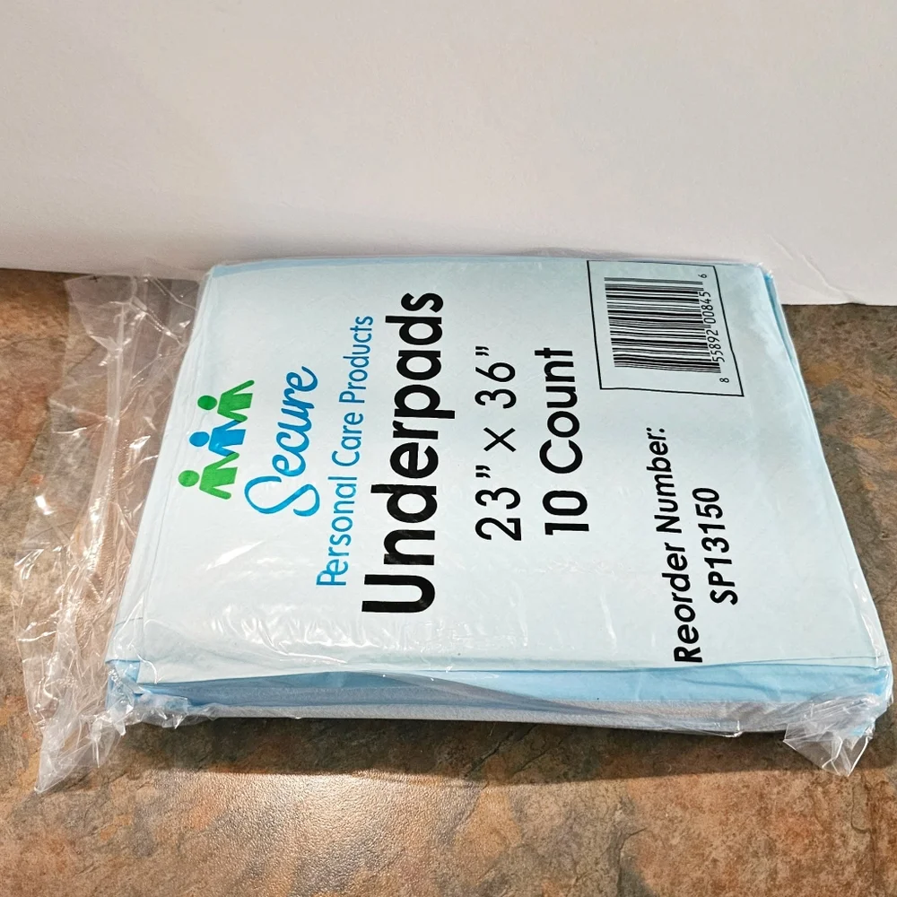 NIP Lot Of 5 Secure Underpads 23